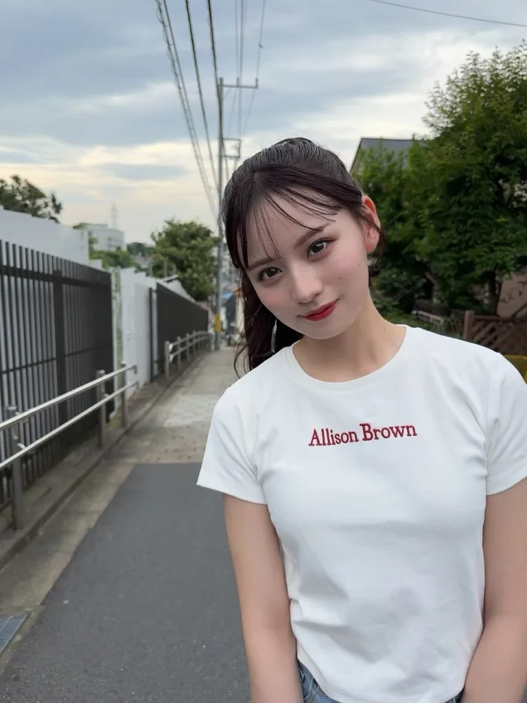 白Tシャツの立花琴未