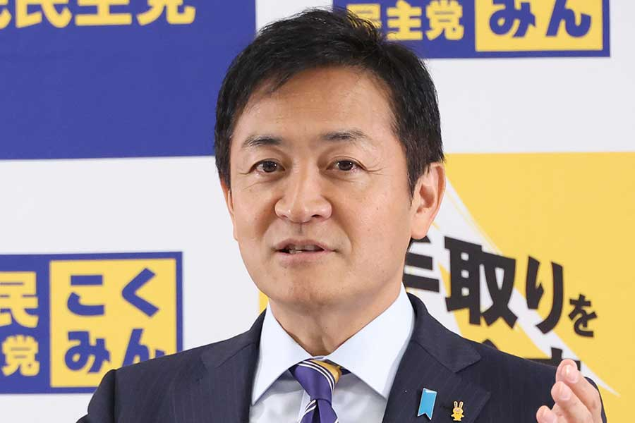 党員として演説する玉木雄一郎